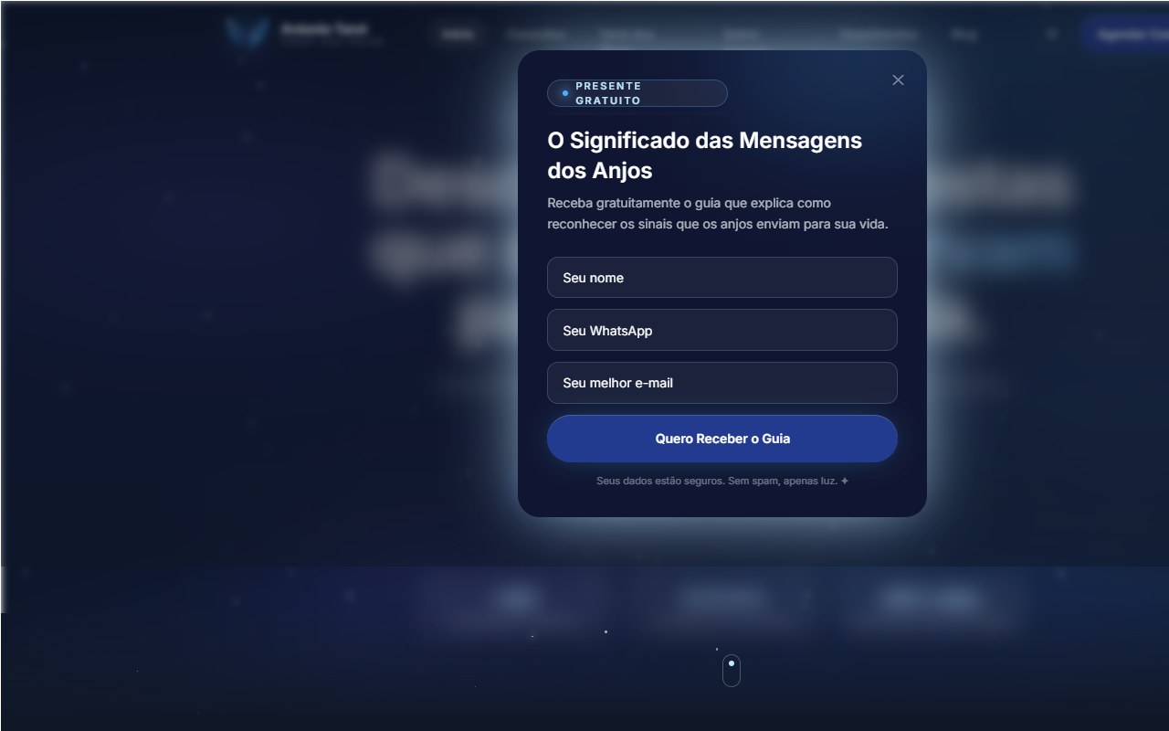 Site Antonio Tarot — Tarot e autoconhecimento