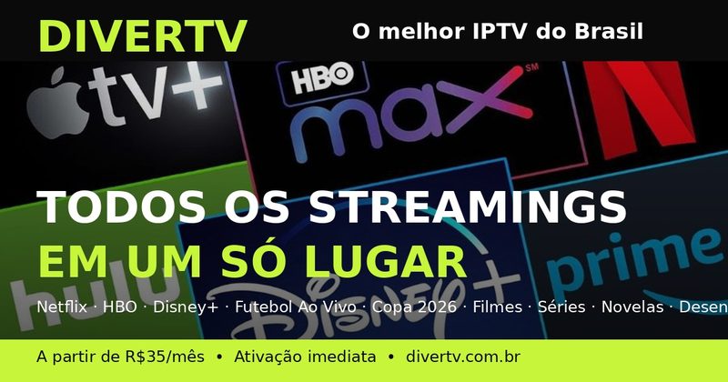 Site DiverTV — Plataforma de streaming e canais ao vivo